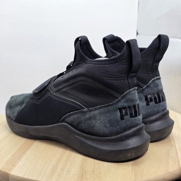 Puma Phenom Ignite Satin Mesh EP Training Women Sneakers Black Size 9.5 Shoes - Picture 7 of 10